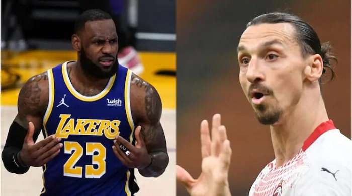 The war between LeBron and Zlatan is in full swing